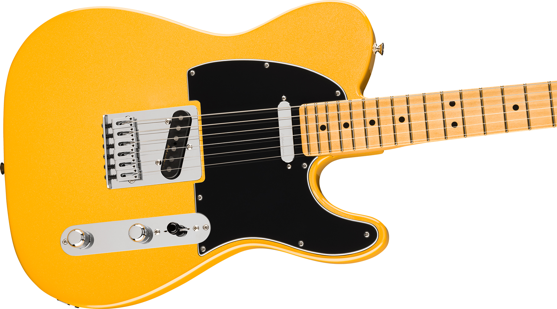 Fender Tele Player Ii Modified Mex 2s Ht Mn - Sunshine Yellow - Guitare Électrique Forme Tel - Variation 2