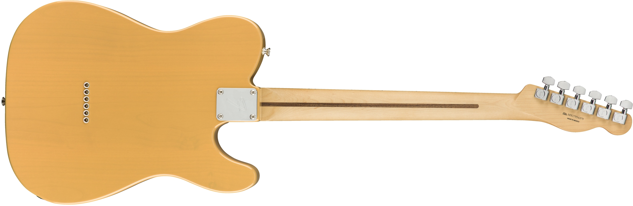 Fender Tele Player Lh Gaucher Mex 2s Mn - Butterscotch Blonde - Guitare Électrique Gaucher - Variation 1