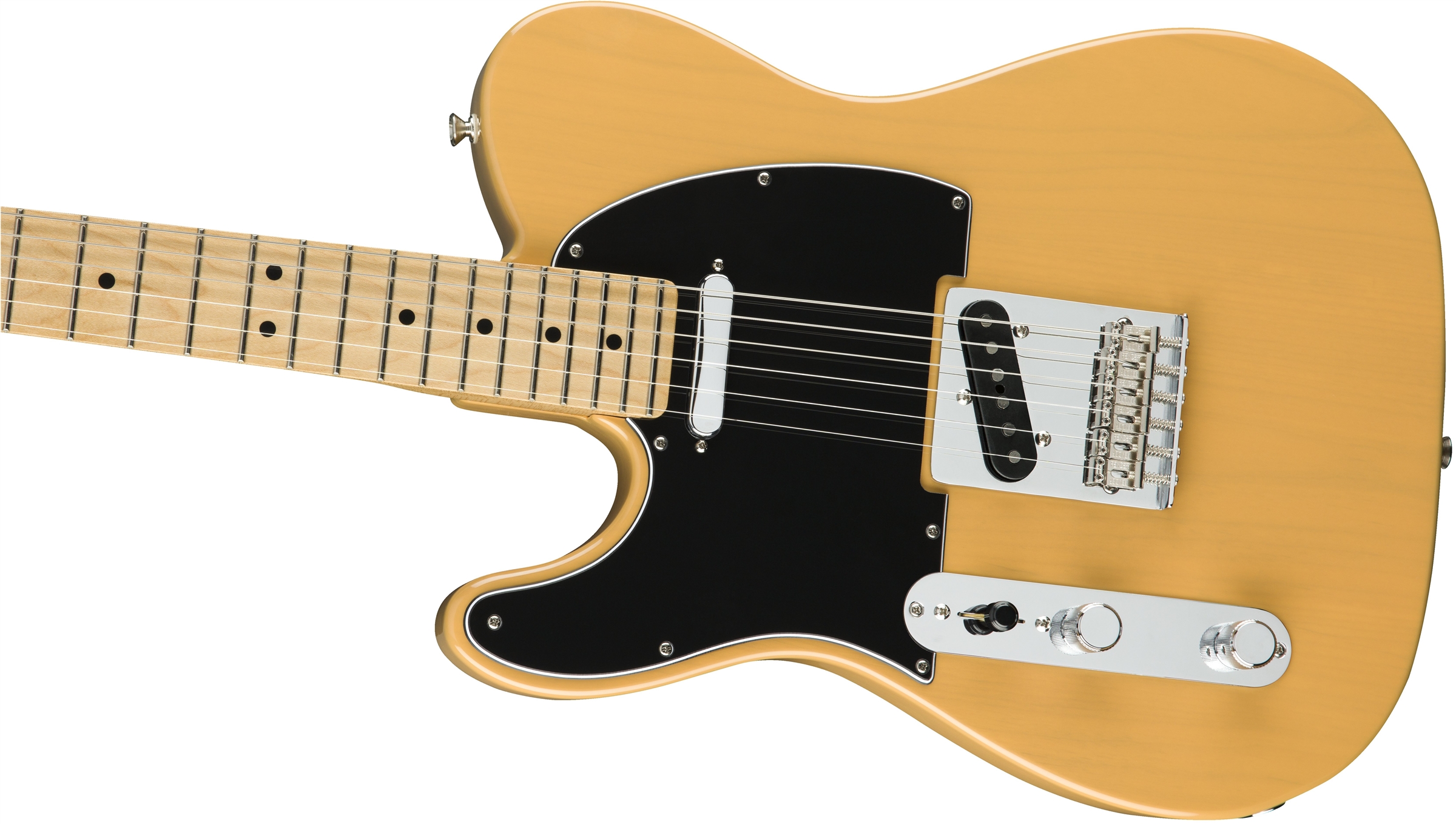 Fender Tele Player Lh Gaucher Mex 2s Mn - Butterscotch Blonde - Guitare Électrique Gaucher - Variation 3