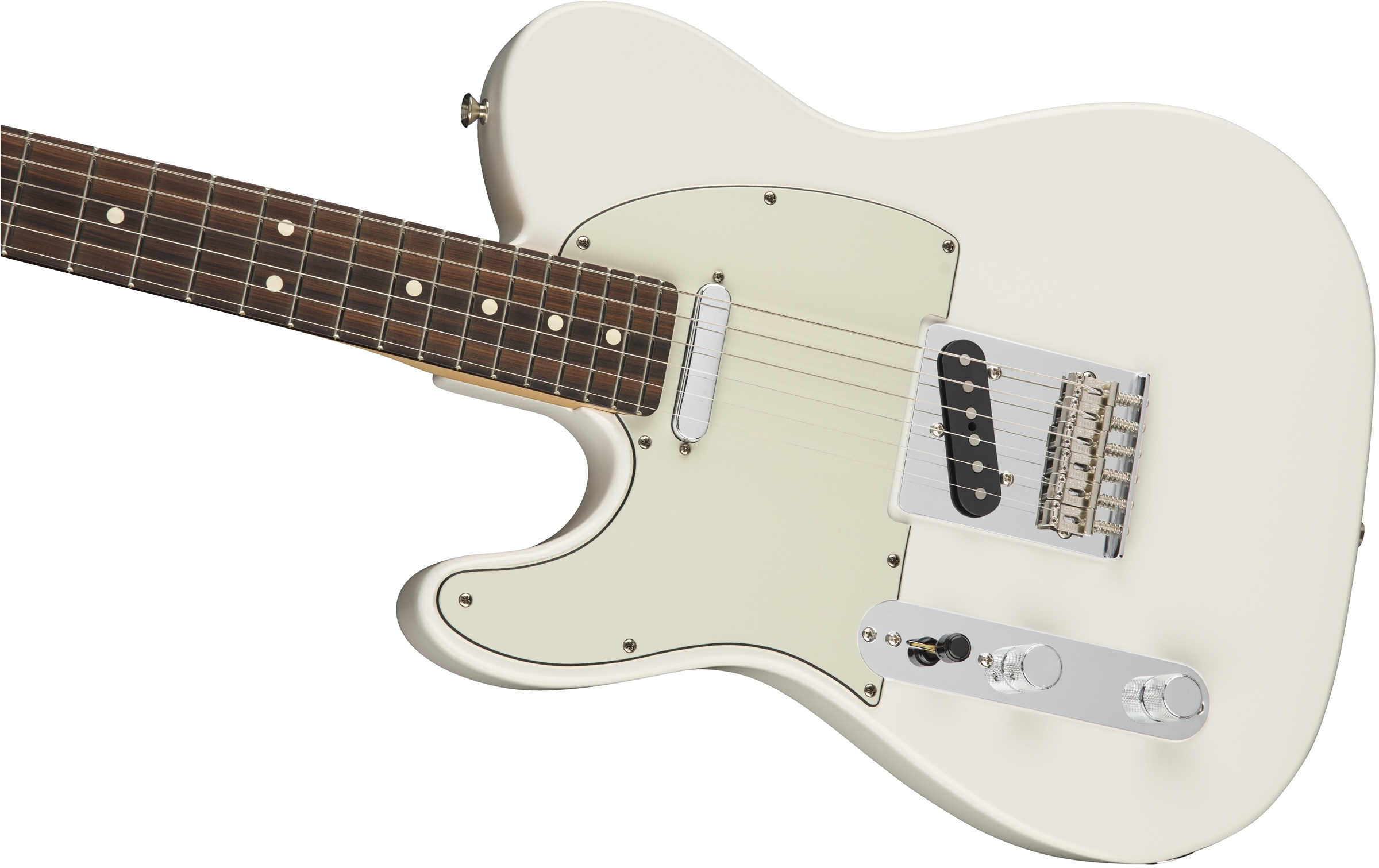 Fender Tele Player Lh Gaucher Mex Ss Pf - Polar White - Guitare Électrique Gaucher - Variation 3
