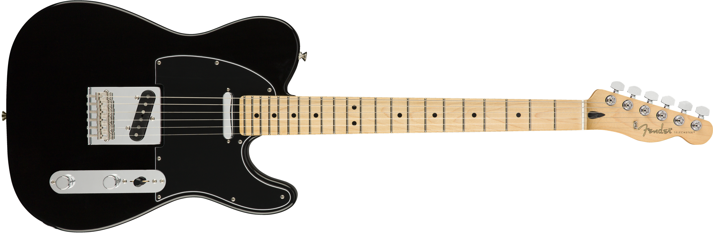 Fender Tele Player Mex Mn - Black - Guitare Électrique Forme Tel - Variation 1