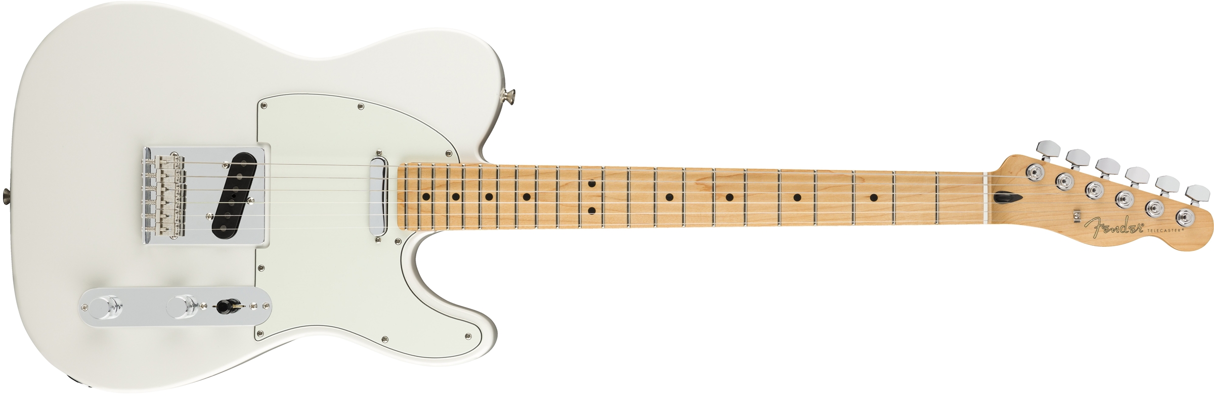 Fender Tele Player Mex Mn - Polar White - Guitare Électrique Forme Tel - Variation 1