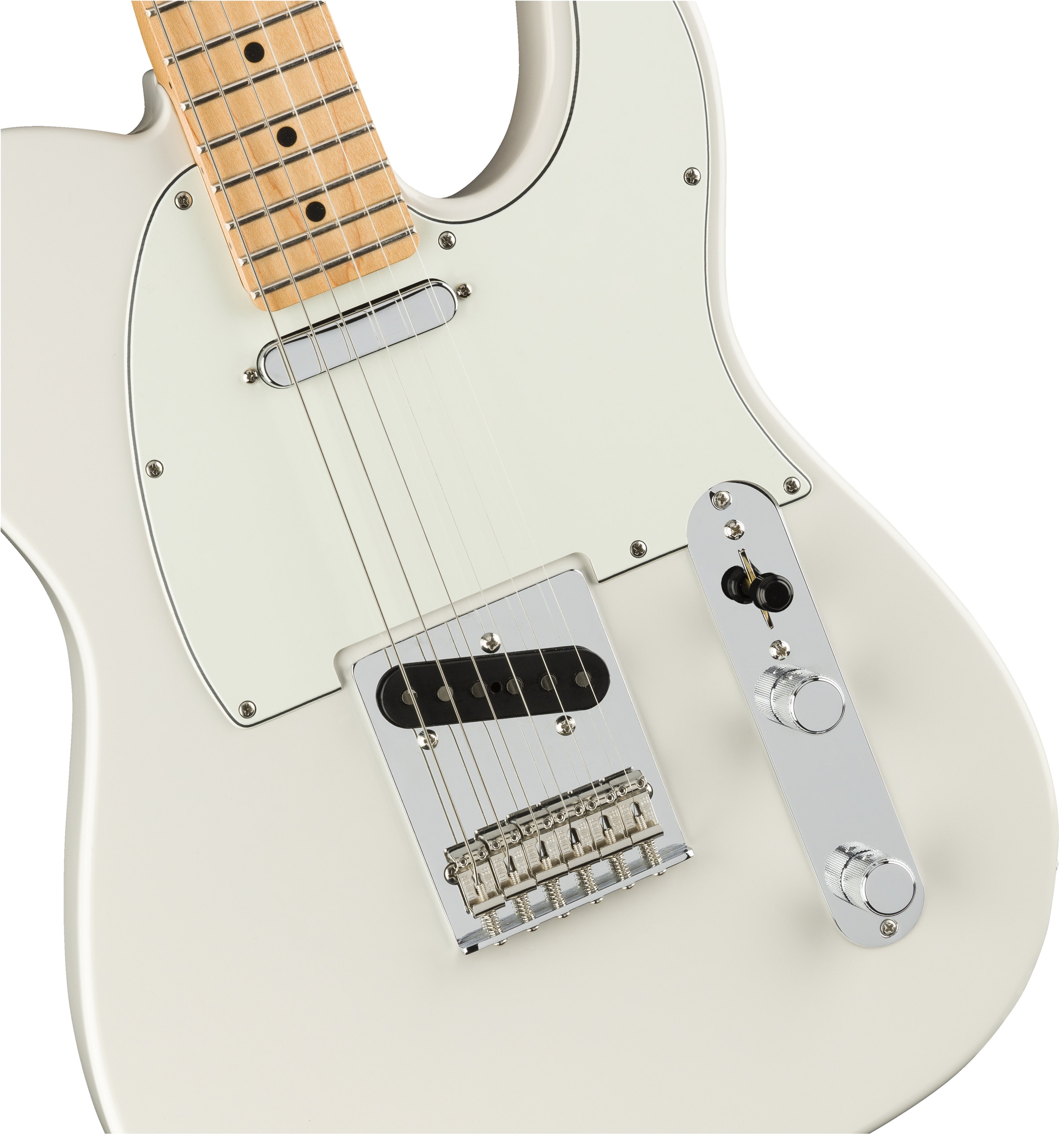 Fender Tele Player Mex Mn - Polar White - Guitare Électrique Forme Tel - Variation 3