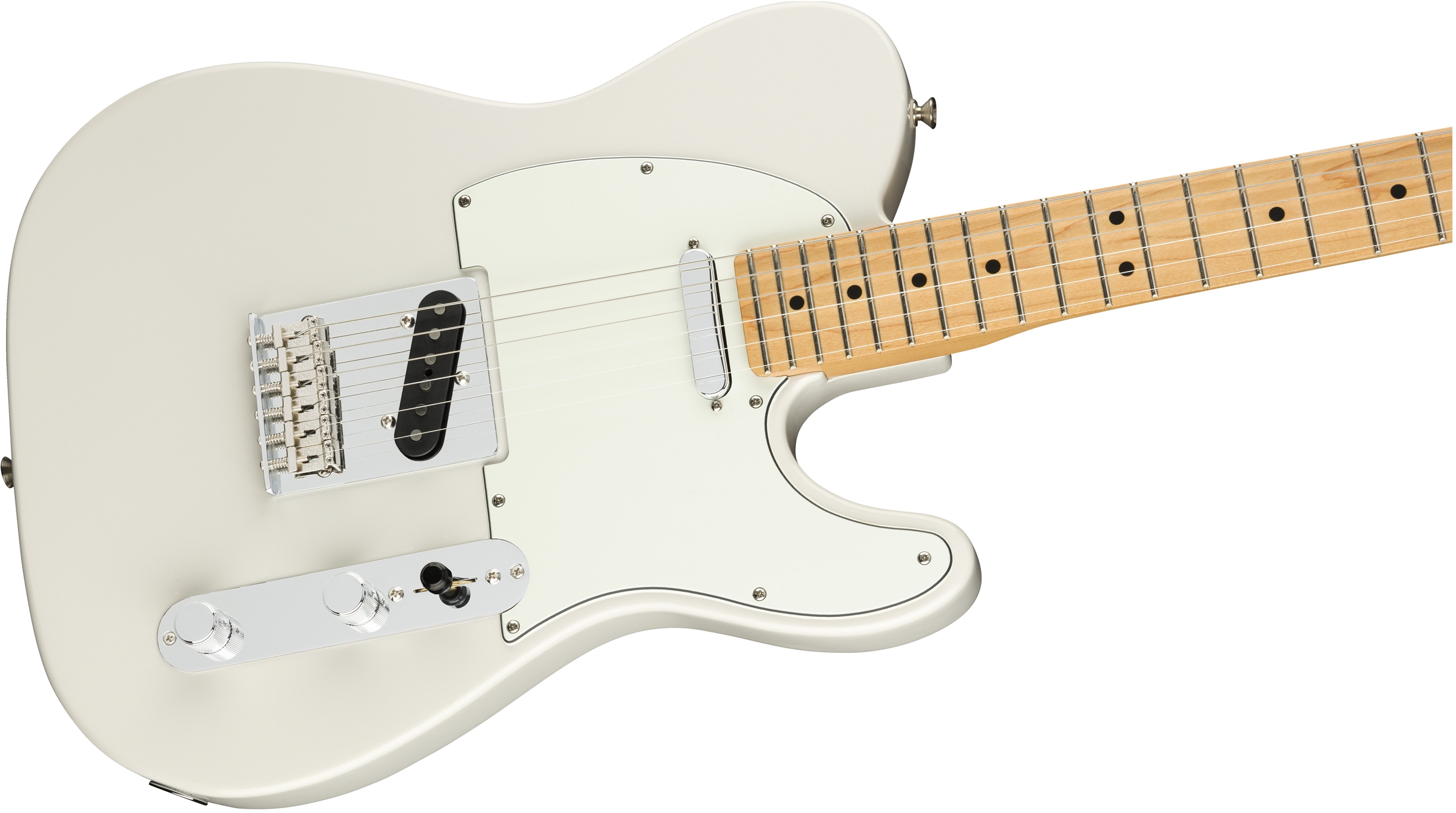 Fender Tele Player Mex Mn - Polar White - Guitare Électrique Forme Tel - Variation 4