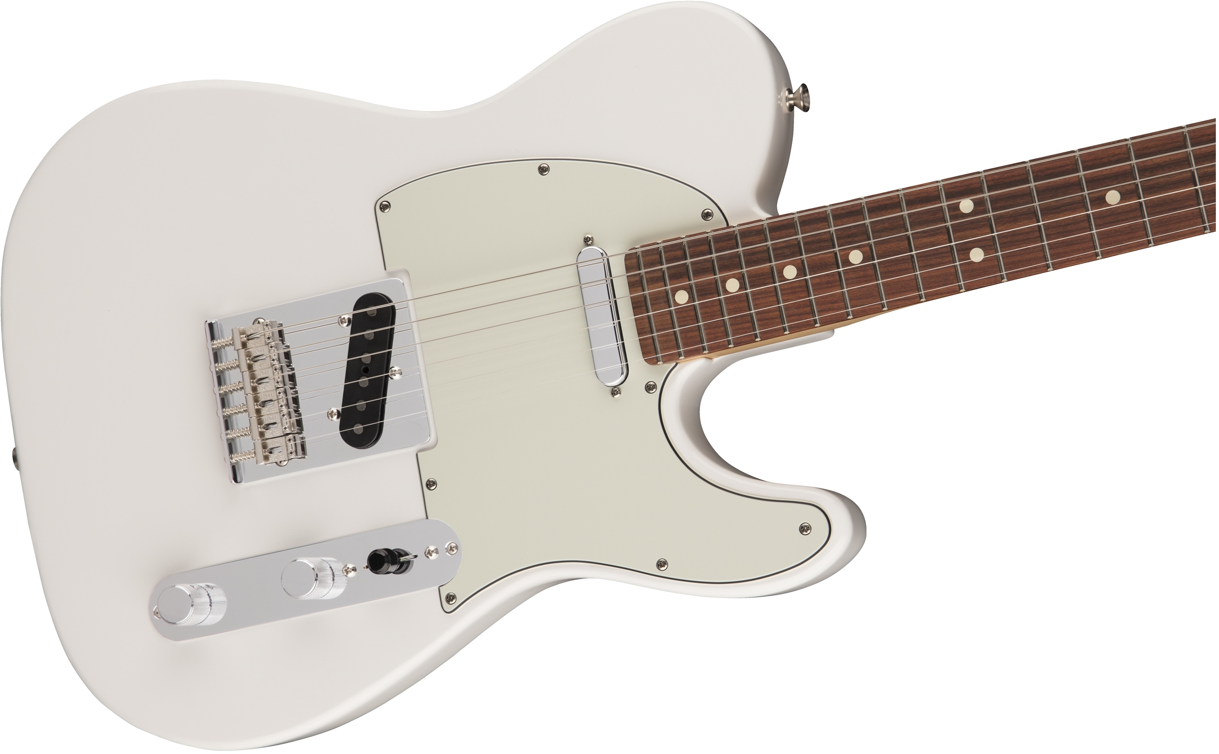 Fender Tele Player Mex Ss Pf - Polar White - Guitare Électrique Forme Tel - Variation 3