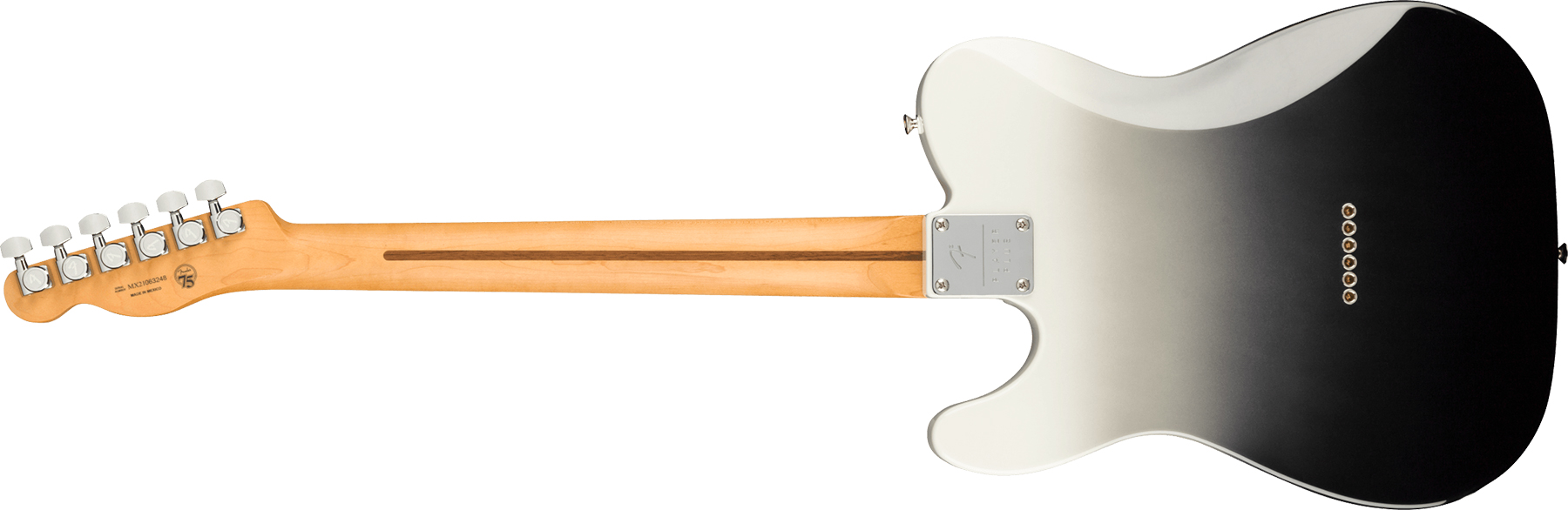 Fender Tele Player Plus Mex 2s Ht Pf - Silver Smoke - Guitare Électrique Forme Tel - Variation 1