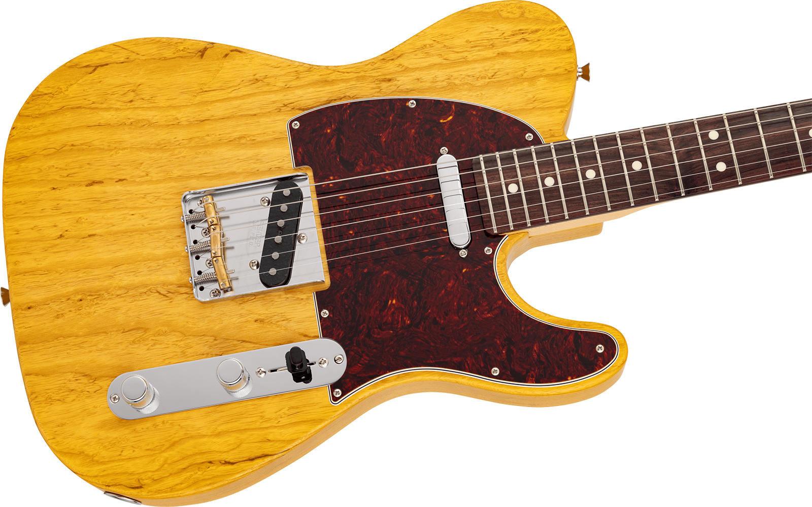 Fender Tele  Raw Ash Mij Ltd Jap 2s Ht Mn - Satin Vintage Natural - Guitare Électrique Forme Tel - Variation 2