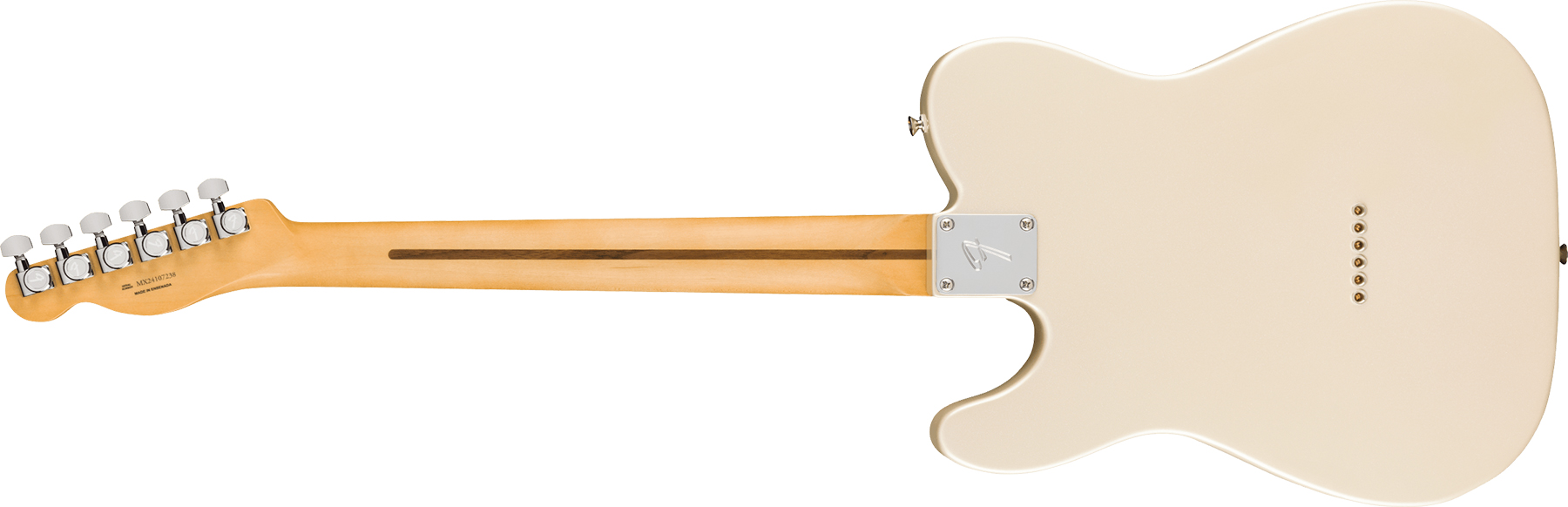 Fender Tele Sh Player Ii Modified Mex 2s Ht Mn - Olympic Pearl - Guitare Électrique Forme Tel - Variation 1