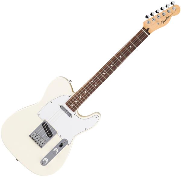 Fender Standard Telecaster (LAU) - olympic white Tel shape