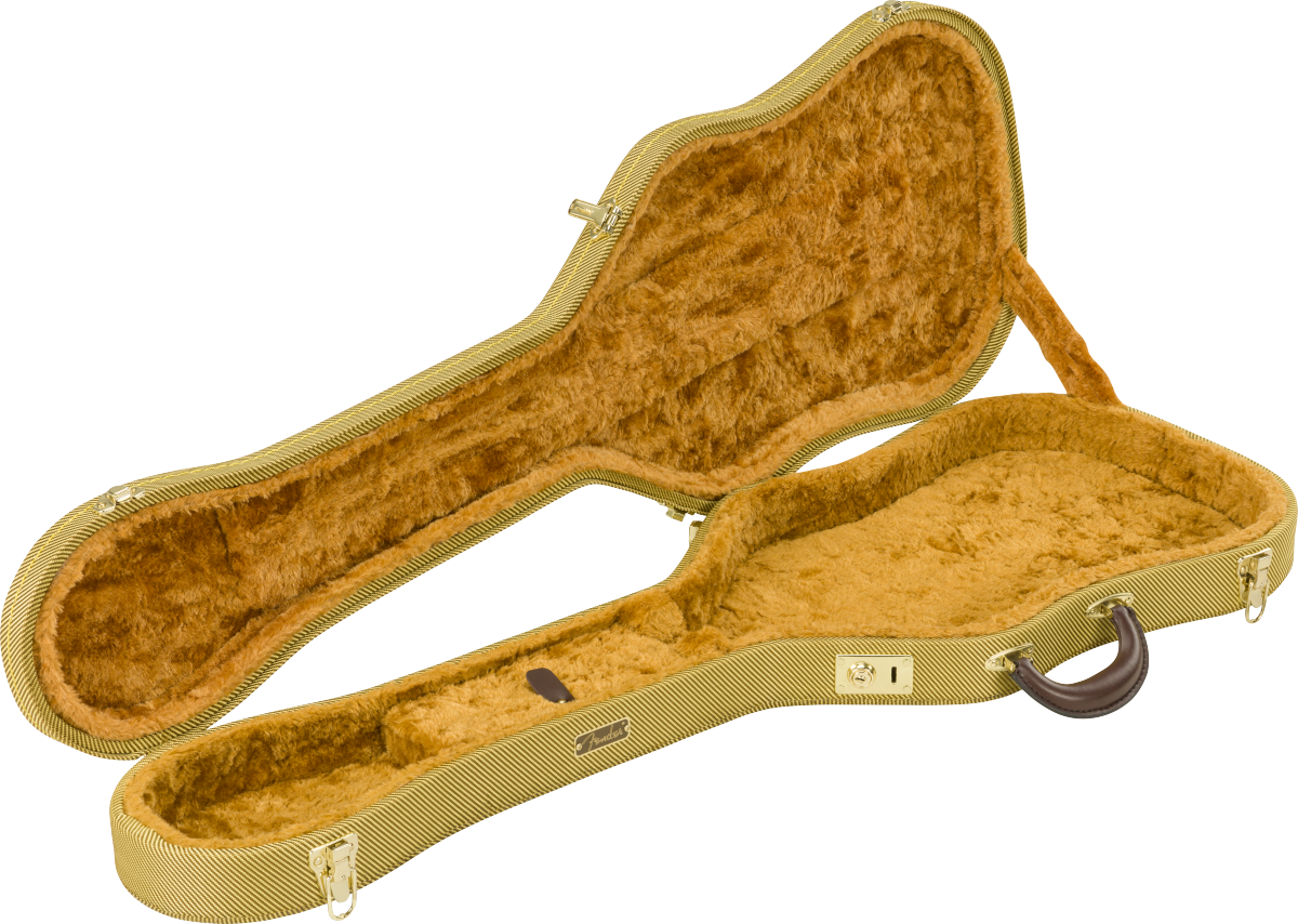 Fender Tele Thermometer Electric Guitar Case Bois Tweed - Etui Guitare Électrique - Variation 1