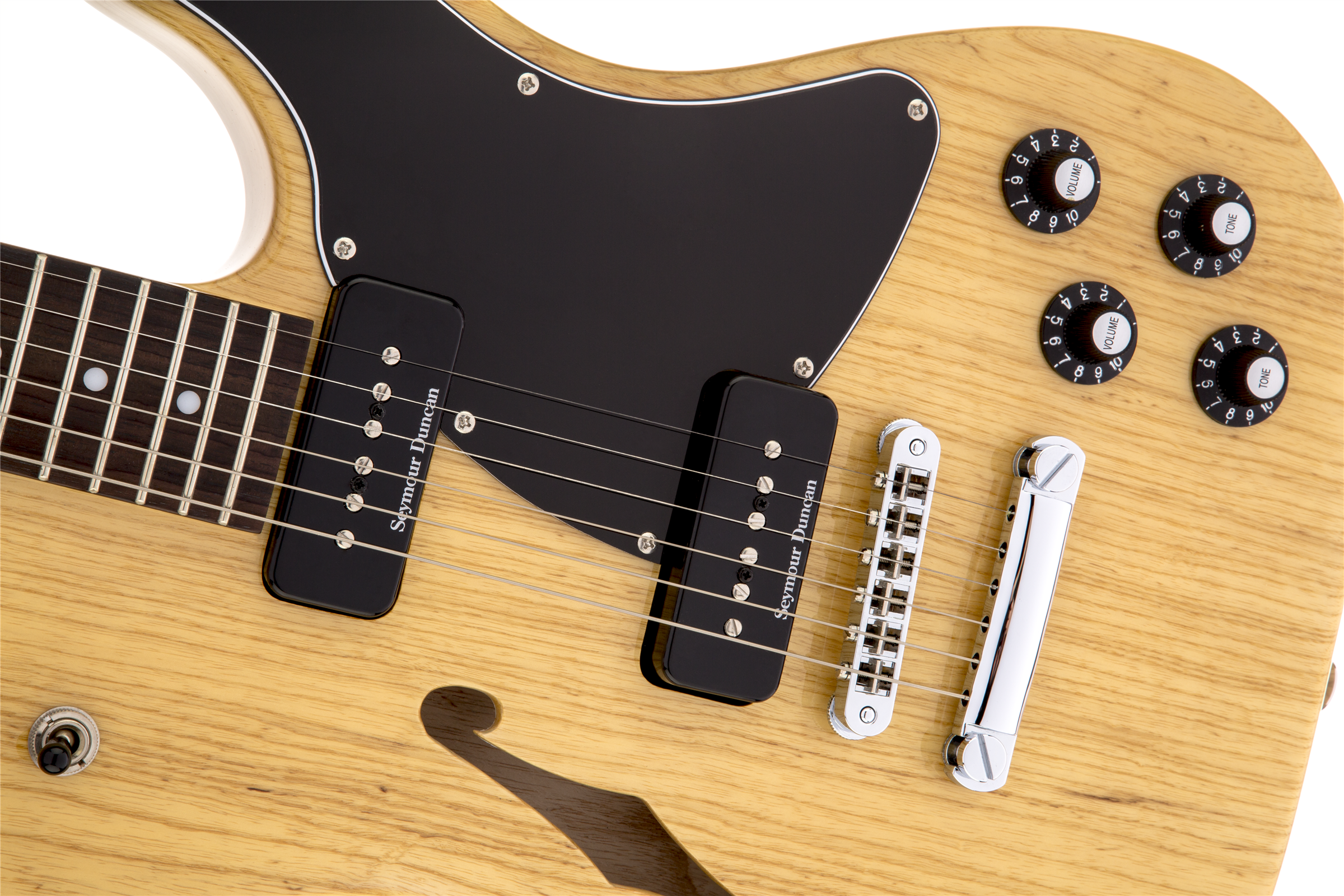 Fender Jim Adkins Tele Ja-90 Mex Signature 2p90 - Natural - Guitare Électrique 1/2 Caisse - Variation 4
