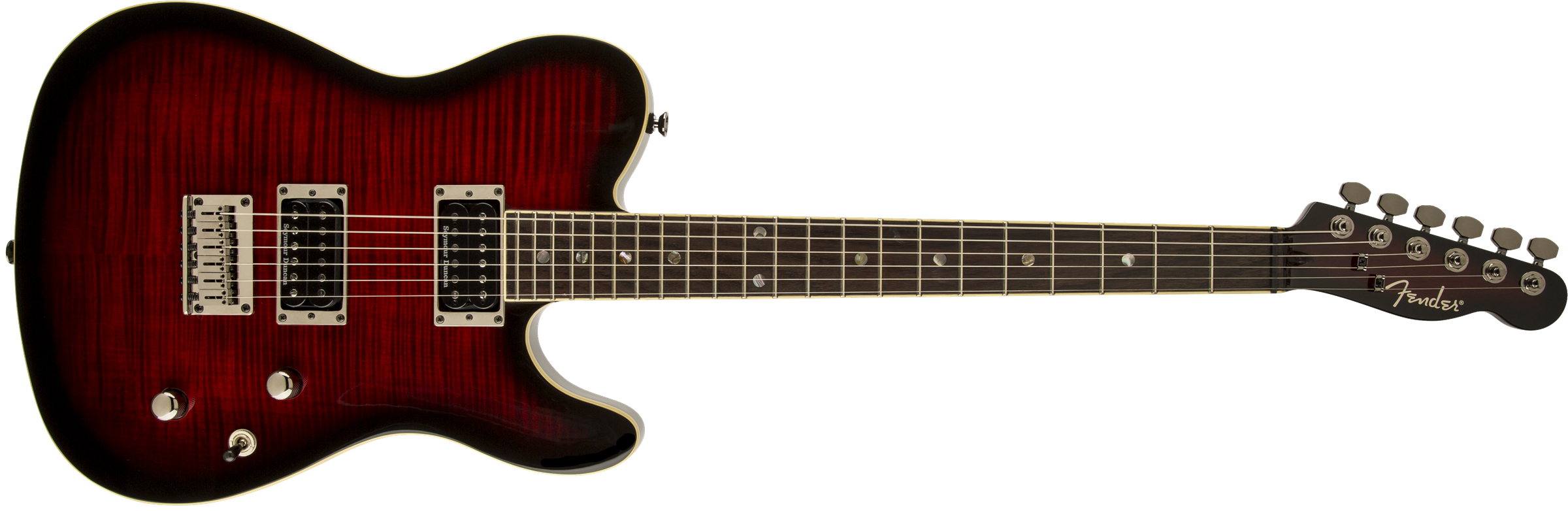 Fender Telecaster Korean Special Edition Custom Fmt (lau) - Black Cherry Burst - Guitare Électrique Forme Tel - Variation 1