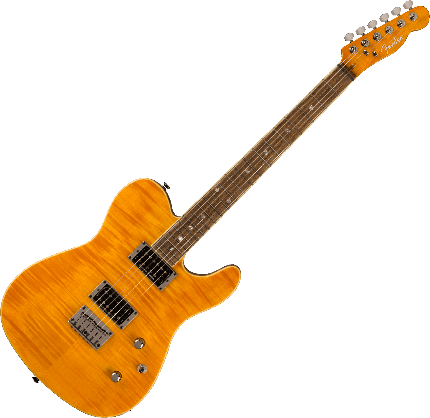 Fender Telecaster Korean Special Edition Custom Fmt (lau) - Amber - Guitare Électrique Forme Tel - Variation 4