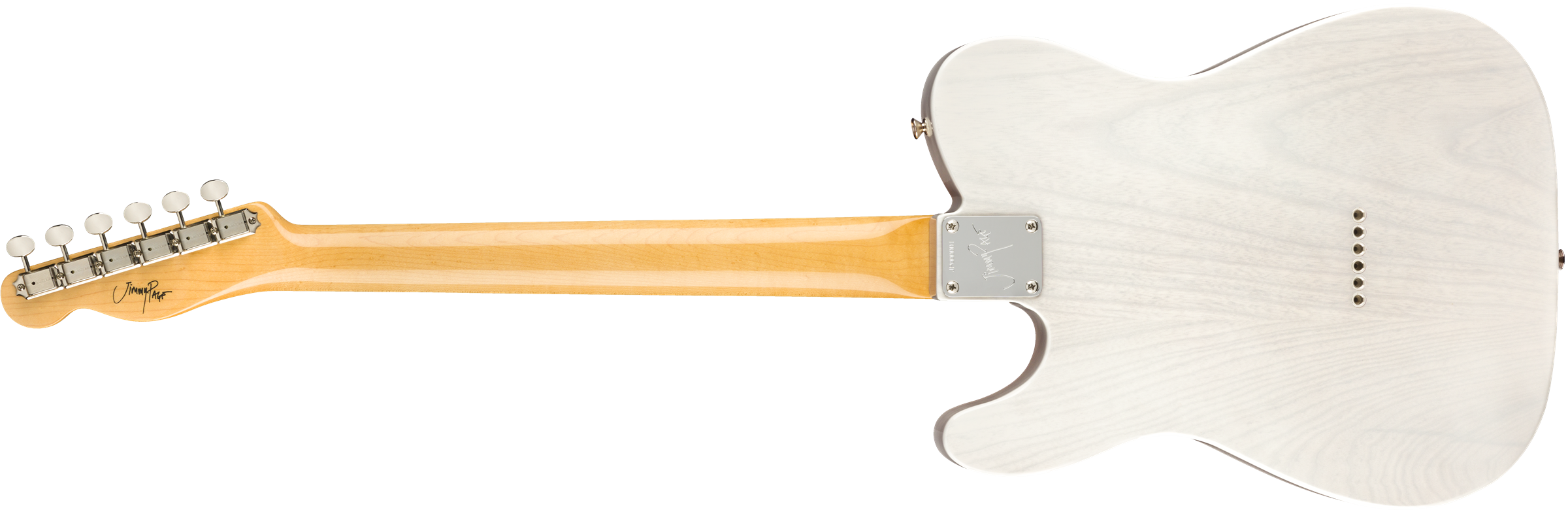 Fender Telecaster Mirror Jimmy Page Us Rw - White Blonde - Guitare Électrique Forme Tel - Variation 1