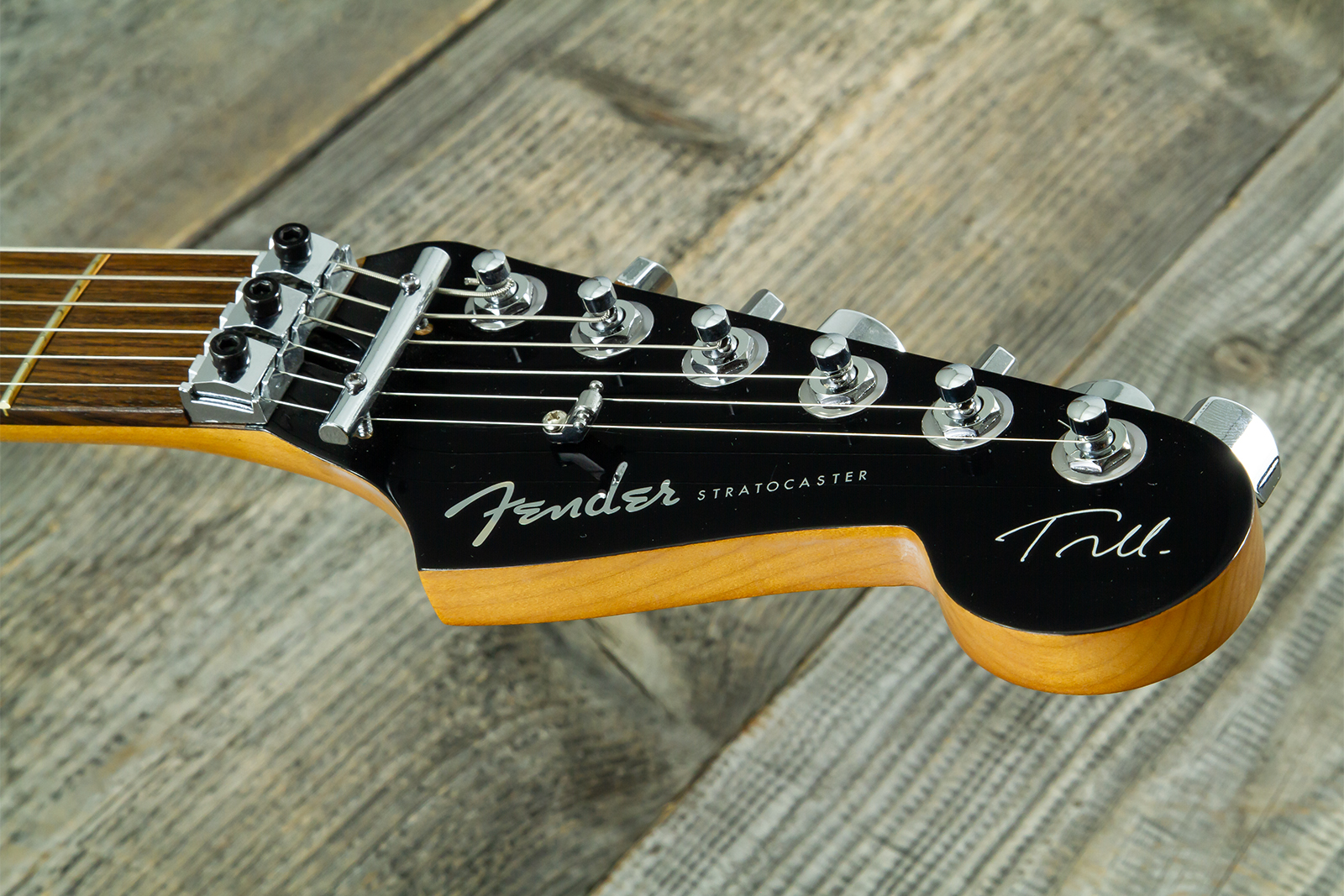 Fender Tom Morello Strat Mex Signature Hss Fr Rw #mx22308 - Black - Guitare Électrique Forme Str - Variation 9