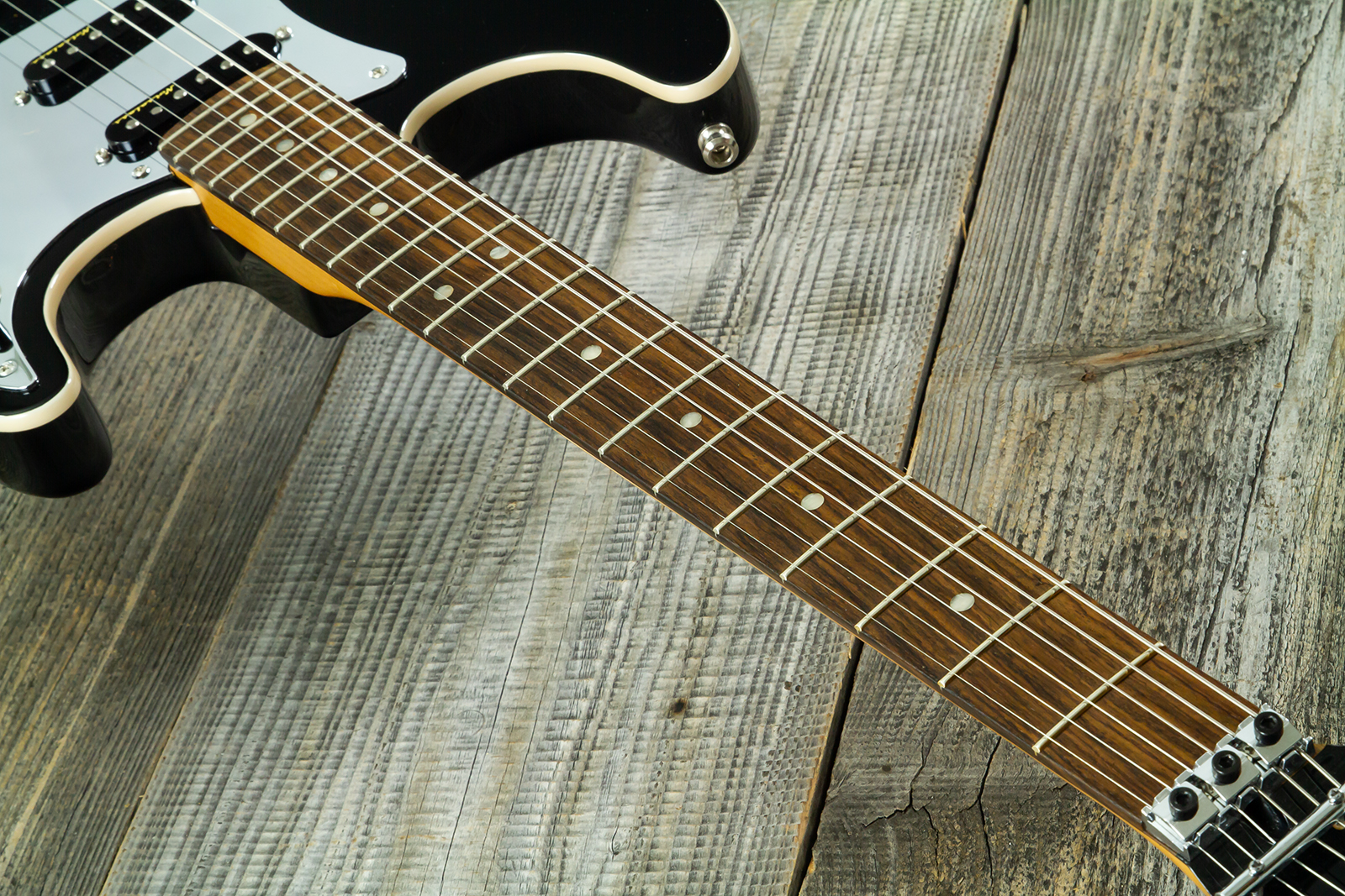 Fender Tom Morello Strat Mex Signature Hss Fr Rw #mx22308 - Black - Guitare Électrique Forme Str - Variation 8