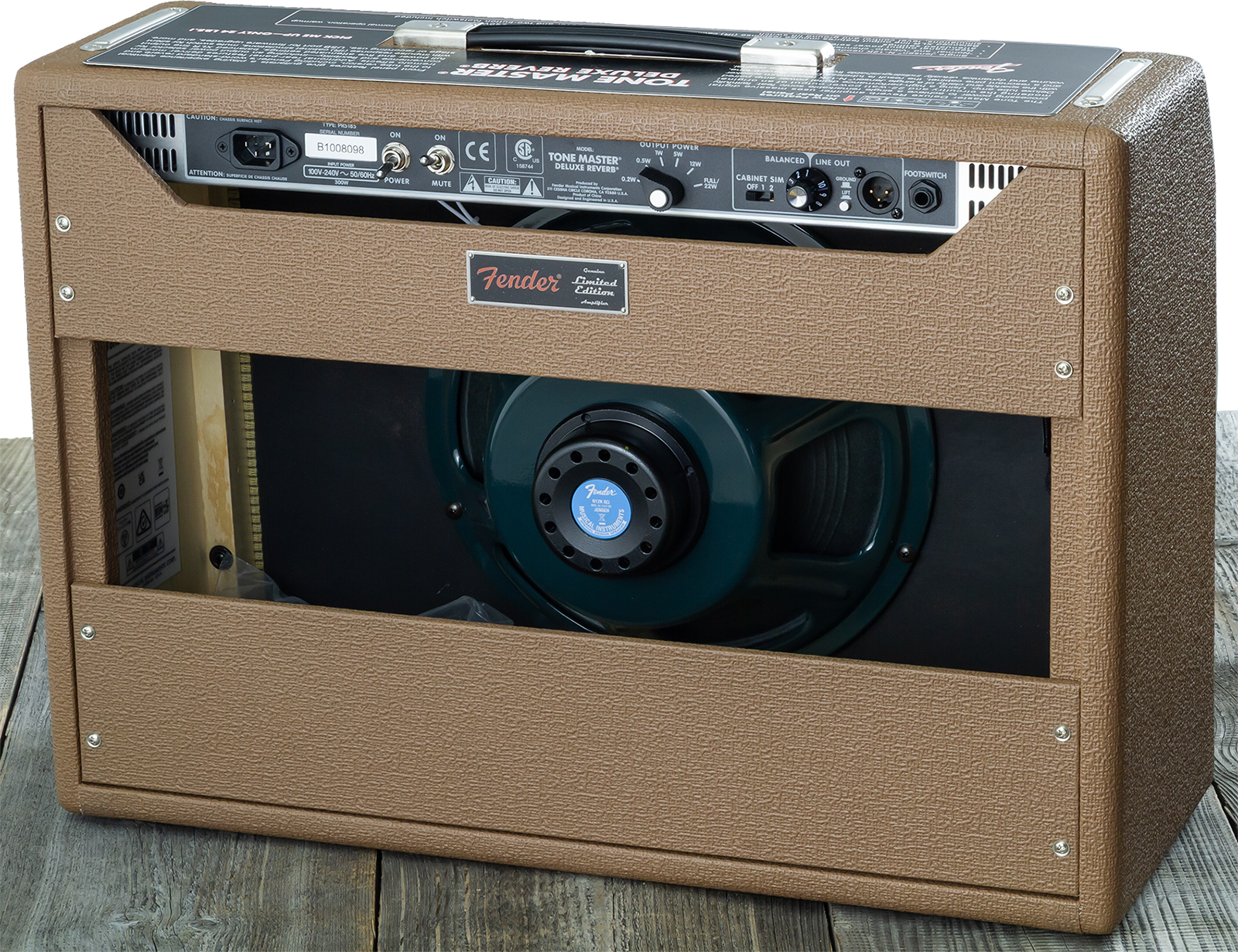 Fender Tone Master Deluxe Reverb Ltd 100w 1x12 Cocoa - Ampli Guitare Électrique Combo - Variation 1