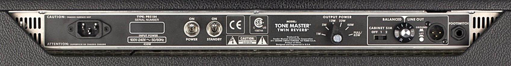 Fender Tone Master Twin Reverb 200w 2x12 - Ampli Guitare Électrique Combo - Variation 4