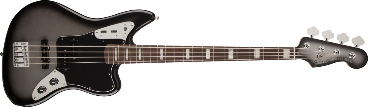 Fender Jaguar Bass Troy Sanders Signature - Silverburst - Basse Électrique Solid Body - Variation 1