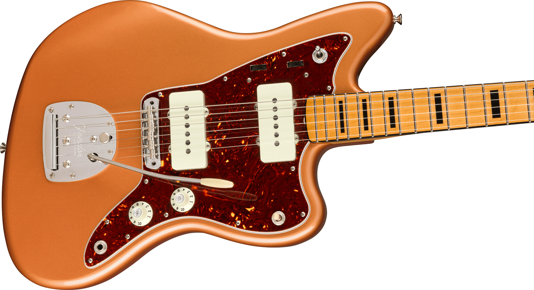 Fender Troy Van Leeuwen Jazzmaster Signature Mex Mn - Copper Age - Guitare Électrique RÉtro Rock - Variation 2