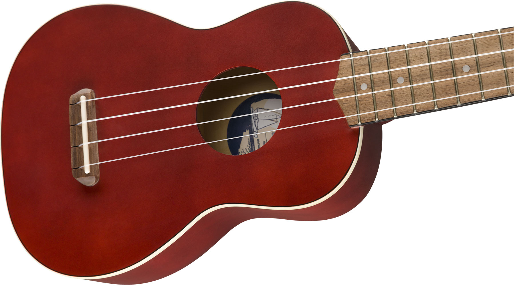 Fender Venice Soprano Uke California Coast Wal - Cherry - UkulÉlÉ - Variation 2