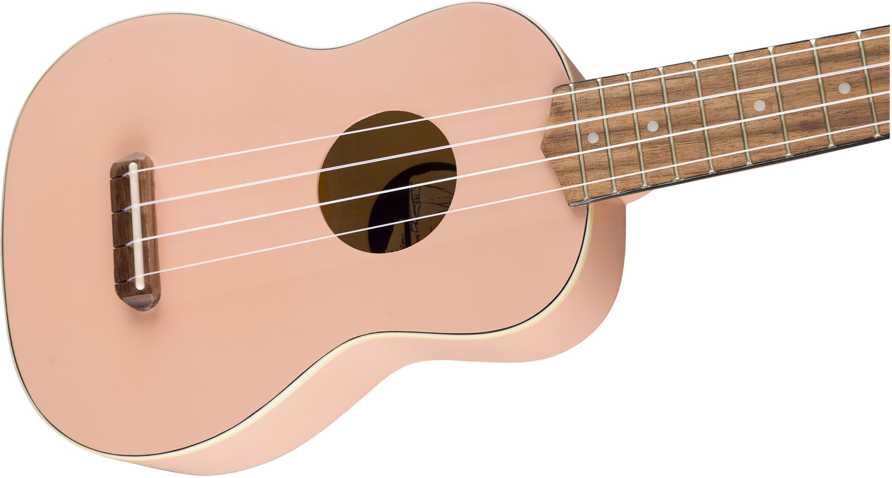 Fender Venice Soprano Uke California Coast Wal - Shell Pink - UkulÉlÉ - Variation 2