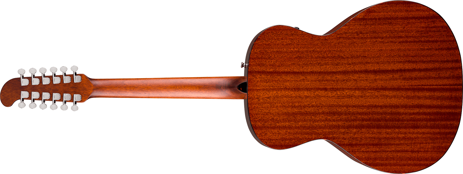 Fender Villager Deluxe E California Orchestra Om 12c Shsc Epicea Acajou Noy - Honey Sunburst - Guitare Folk - Variation 2