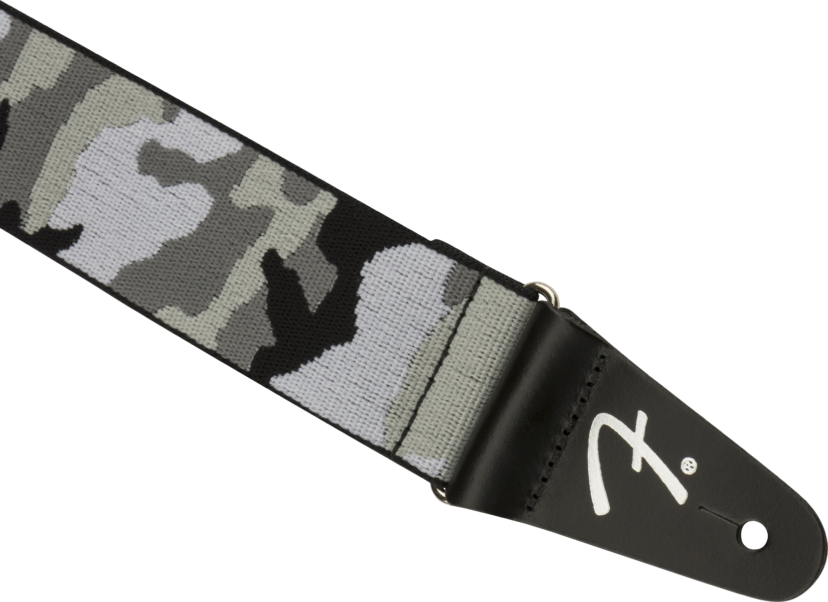 Fender Weighless 2 Inches Camo Guitar Strap Gray - Sangle Courroie - Variation 1