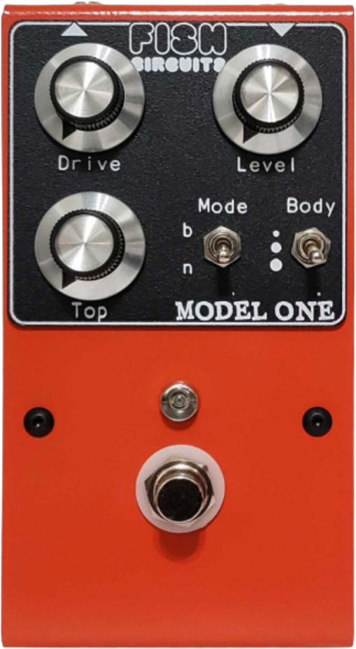 Fish Circuits Model One Overdrive Orange - PÉdale Overdrive / Distortion / Fuzz - Main picture