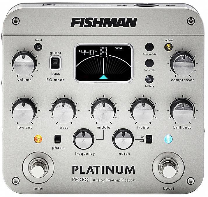 Preampli acoustique Fishman Platinum Pro EQ/DI Analog Preamp