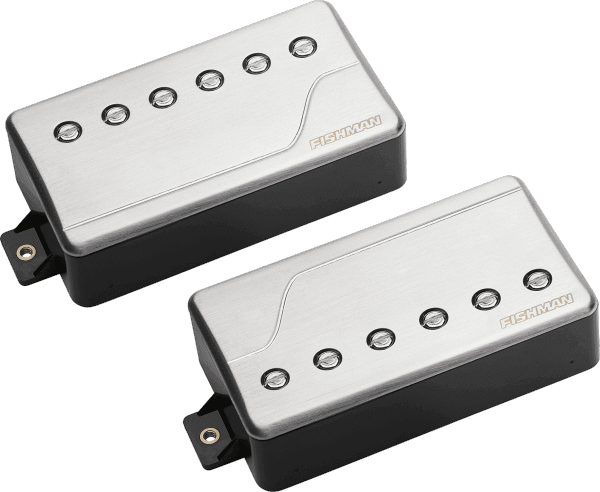 Micro guitare electrique Fishman                        Fluence Classic Humbucker set Brushed Stainless