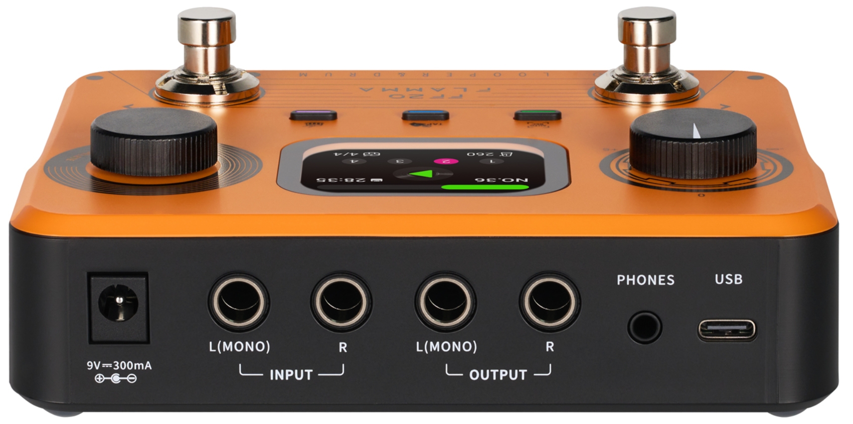 Flamma Ff20 Looper & Drum Machine Orange - PÉdale Looper - Variation 3