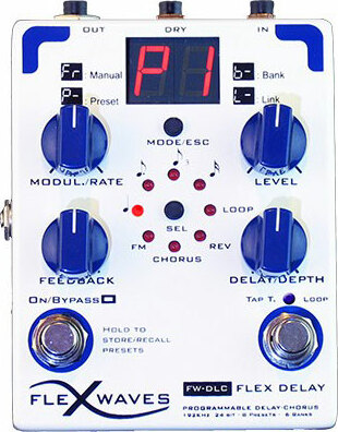 Flexwaves Fw-dlc Flex Delay - PÉdale Reverb / Delay / Echo - Main picture