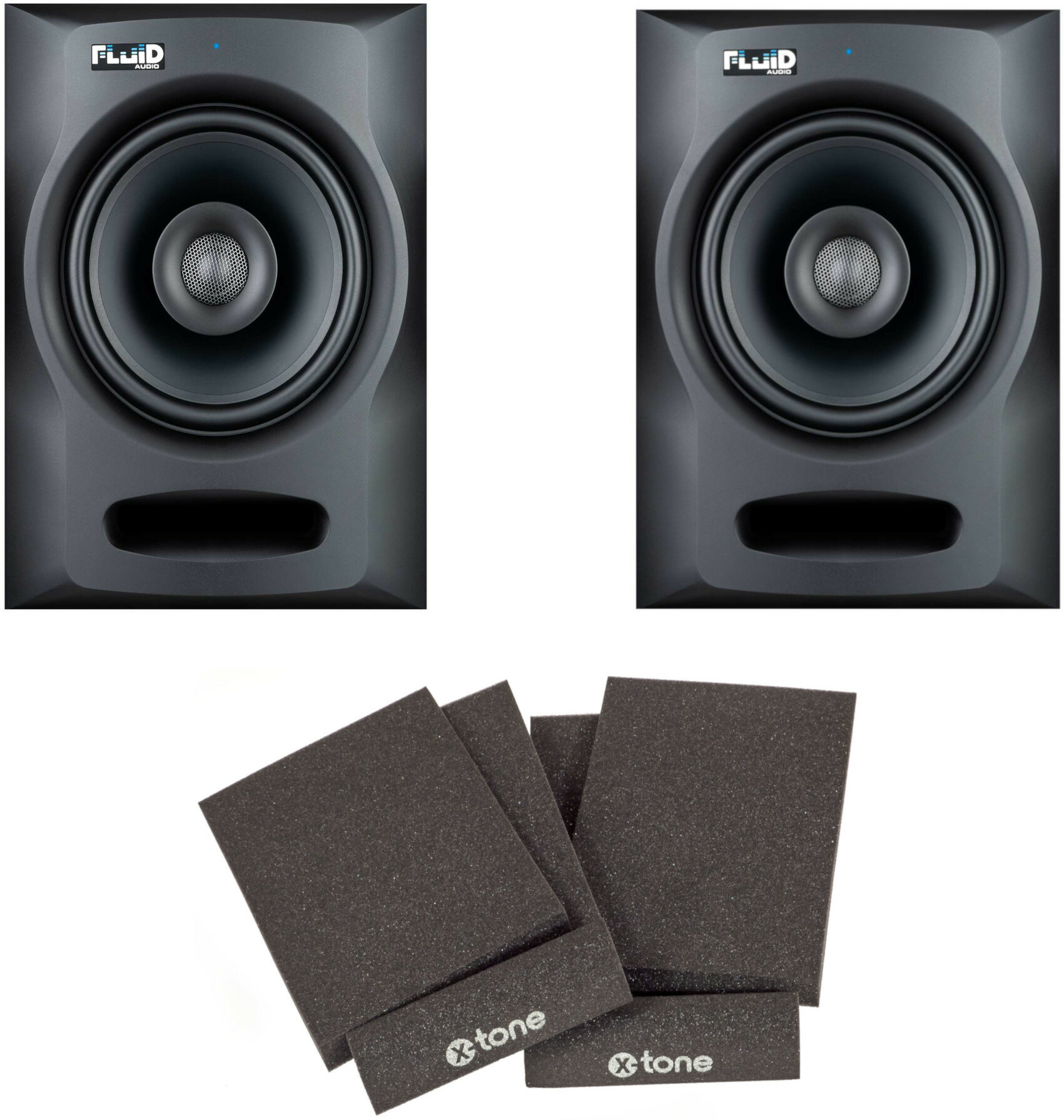 Fluid Audio Pack Paire De Fx 80 + Mousses Isolantes  X-tone Xi 7001 - Enceinte Monitoring Active - Main picture
