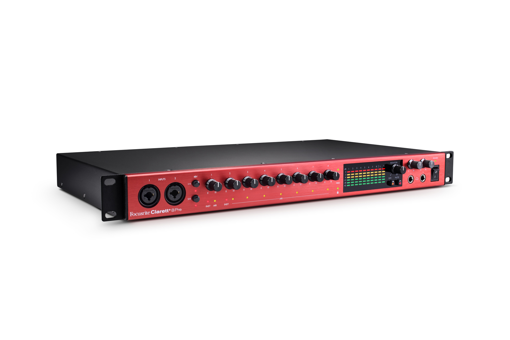 Focusrite Clarett + 8 Pre - Carte Son Usb - Variation 1