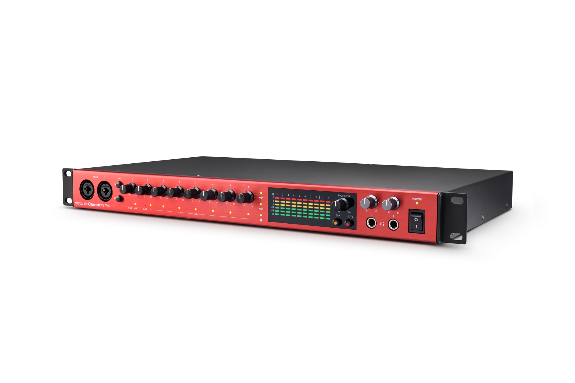 Focusrite Clarett + 8 Pre - Carte Son Usb - Variation 2