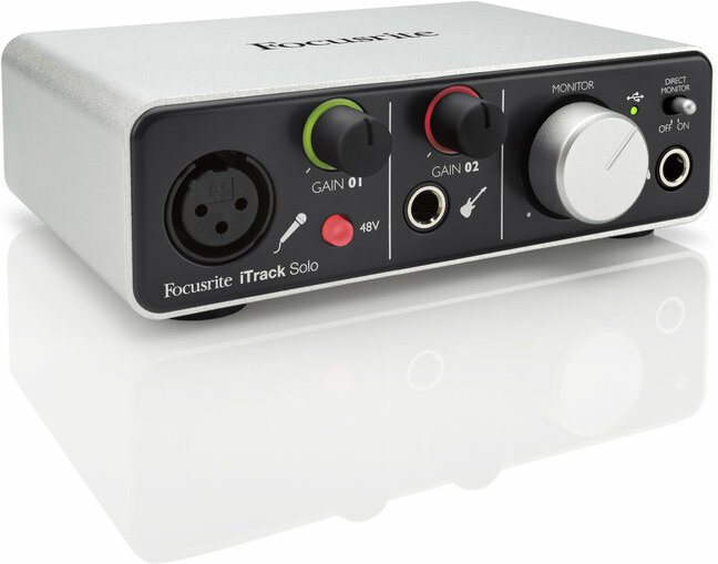 Focusrite Itrack Solo Lightning - Interface Audio Tablette / Iphone / Ipad - Main picture