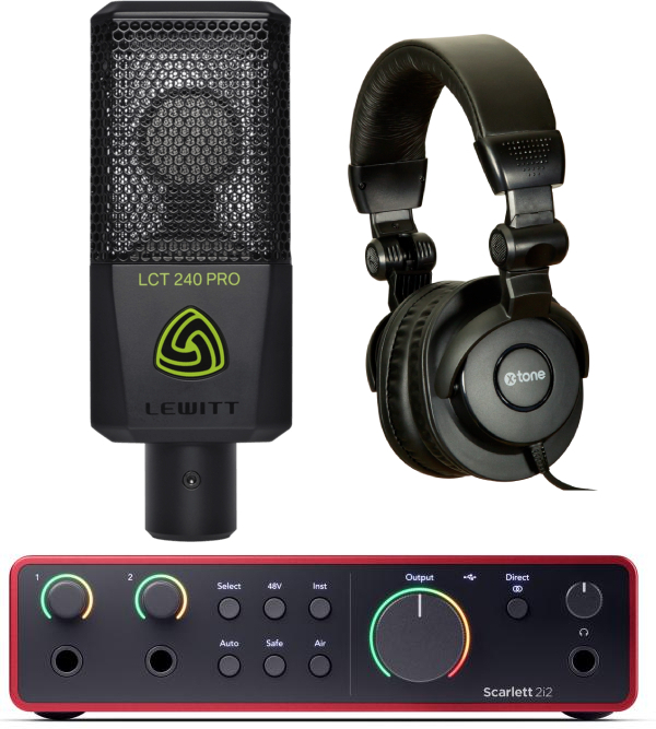 Focusrite Scarlett 2i2 G4  + Lct 240 Pro Bk + X-hp1 - Pack Home Studio - Main picture