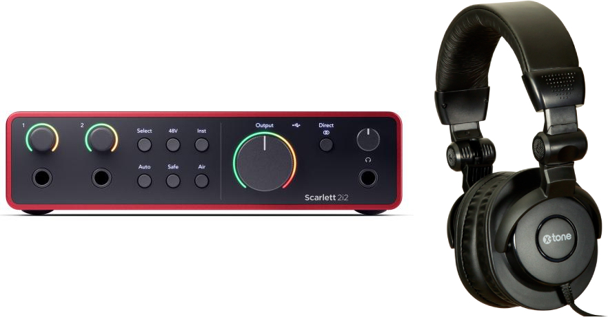 Focusrite Scarlett 2i2 G4  + X-hp1 - Carte Son Usb - Main picture