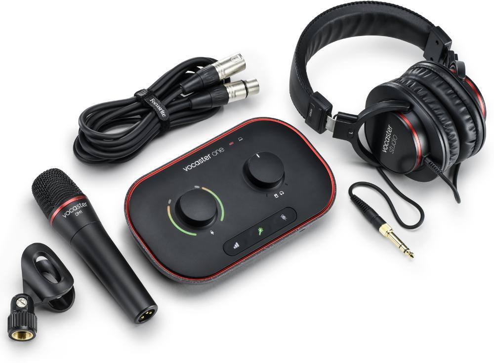 Pack home studio Focusrite Vocaster One Studio