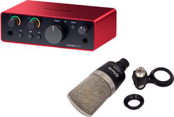 Pack home studio Focusrite Scarlett Solo G4  + (XS-Studio)