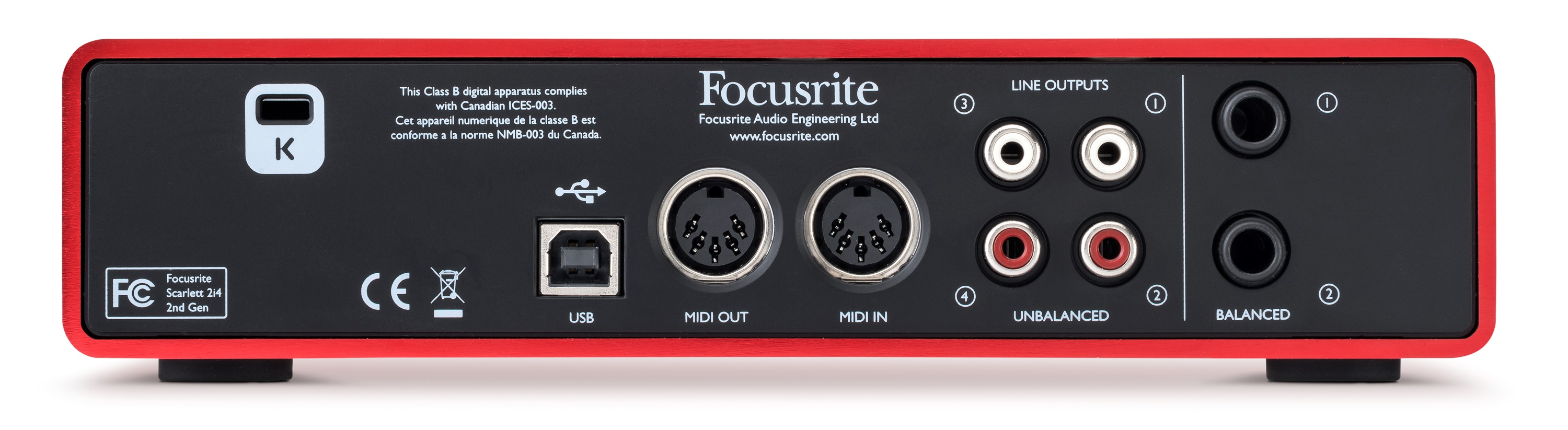 Focusrite Scarlett2 2i4 - Carte Son Usb - Variation 1