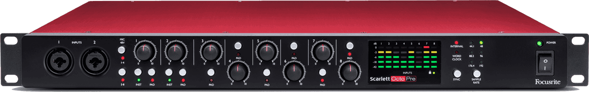 Focusrite Scarlett-octopre - PrÉampli - Variation 2