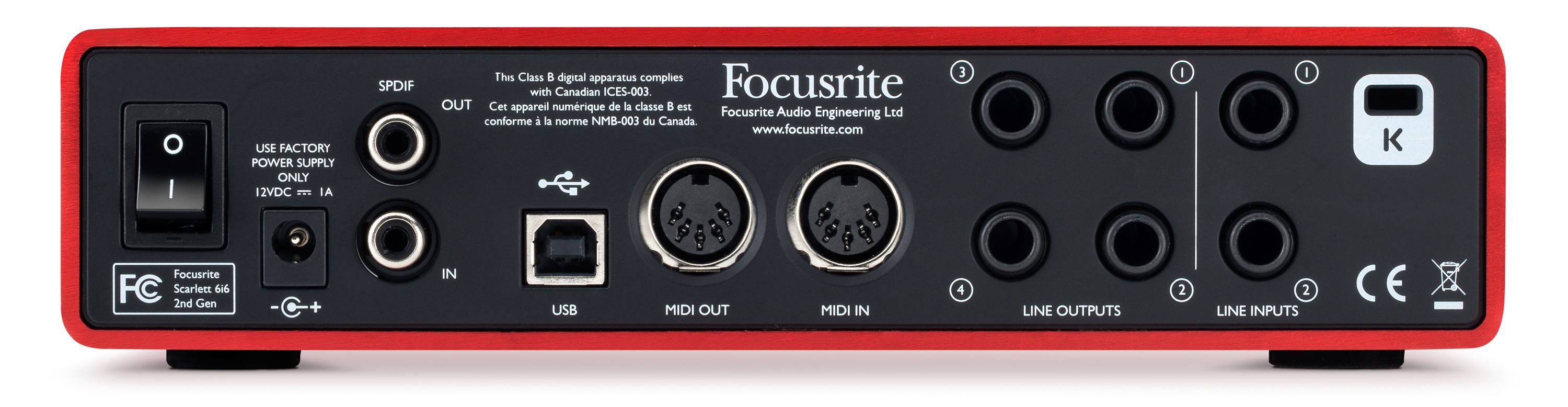 Focusrite Scarlett2 6i6 - Carte Son Usb - Variation 3