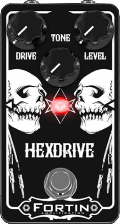 Pédale overdrive / distortion / fuzz Fortin amps Hexdrive