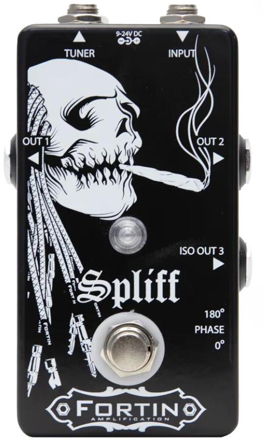 Pédale eq. / enhancer / buffer Fortin amps Spliff 3-way Splitter