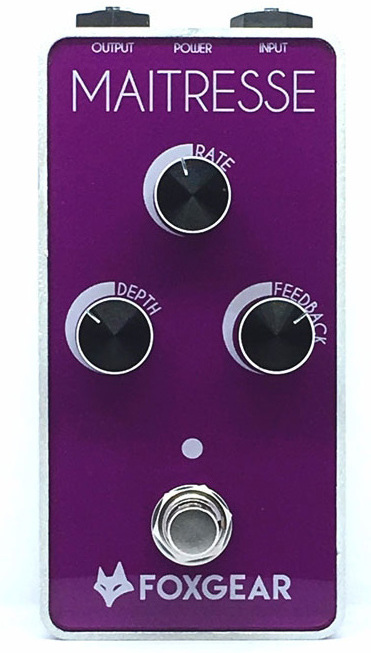 Foxgear Maitresse Flanger - PÉdale Chorus / Flanger / Phaser / Tremolo - Main picture