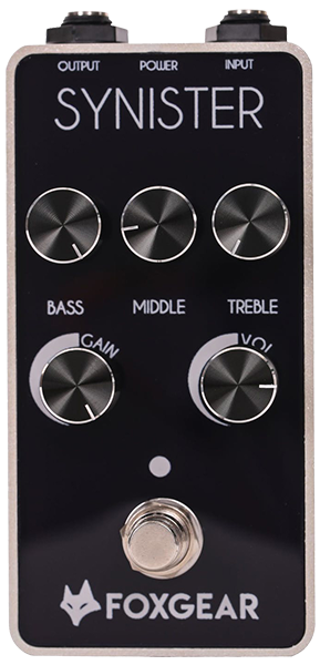 FOXGEAR SYNISTER 強力無比 ディストーション ペダル Foxgear Synister Distortion Overdrive, distortion & fuzz effect pedal