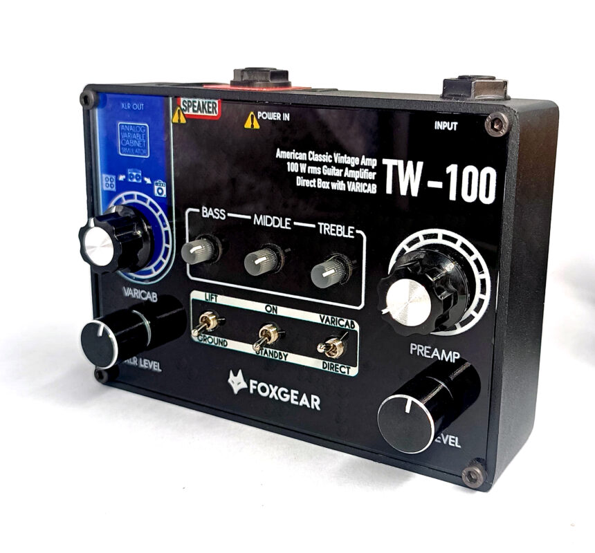 Foxgear Tw-100 Miniamp 100w 4 Ohm - Ampli Guitare Électrique TÊte / PÉdale - Variation 2