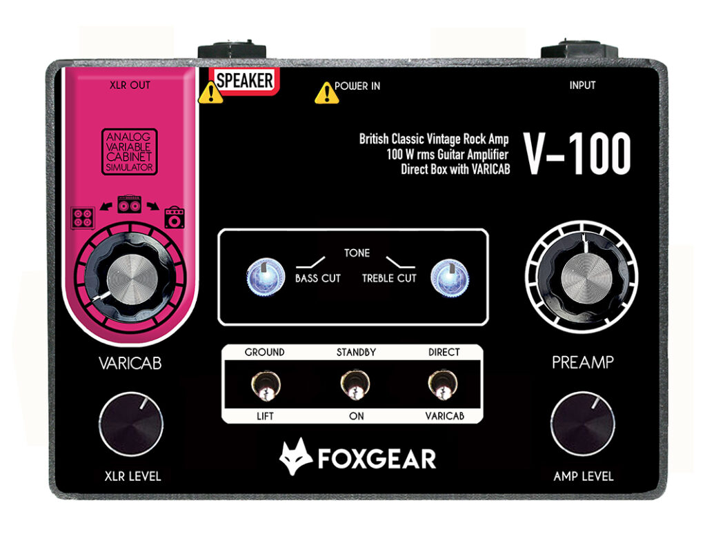 Foxgear V-100 Miniamp 100w 4 Ohm - Ampli Guitare Électrique TÊte / PÉdale - Main picture